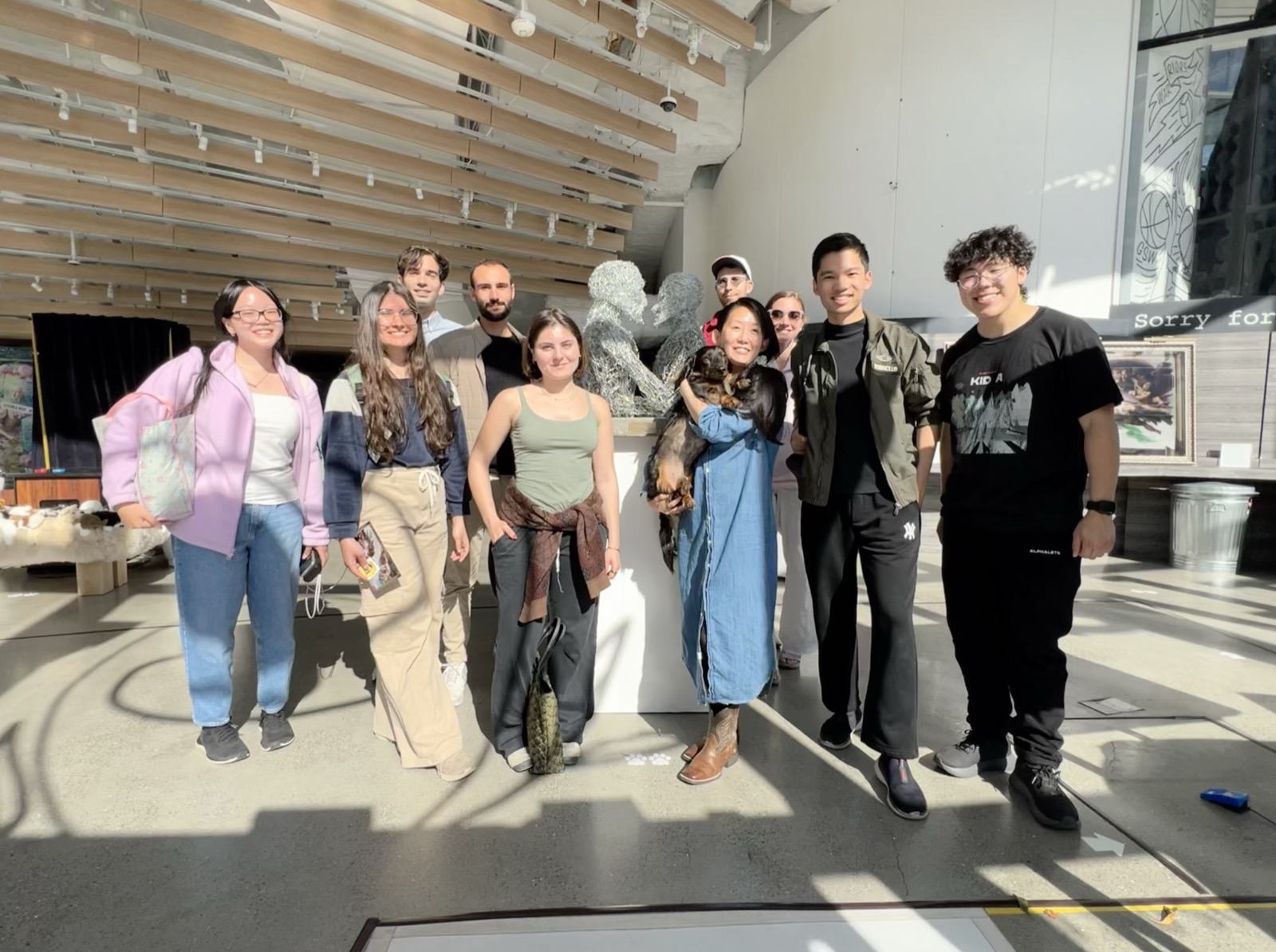 SAIA members at the Misalignment Museum in San Francisco